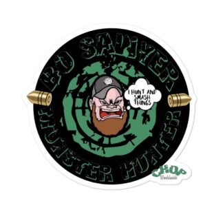 Bo Sawyer "Monster Hunter" Bubble-free stickers