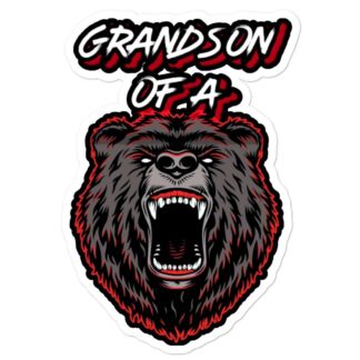 Bo Sawyer "Grandson of a Bear" Bubble-free stickers
