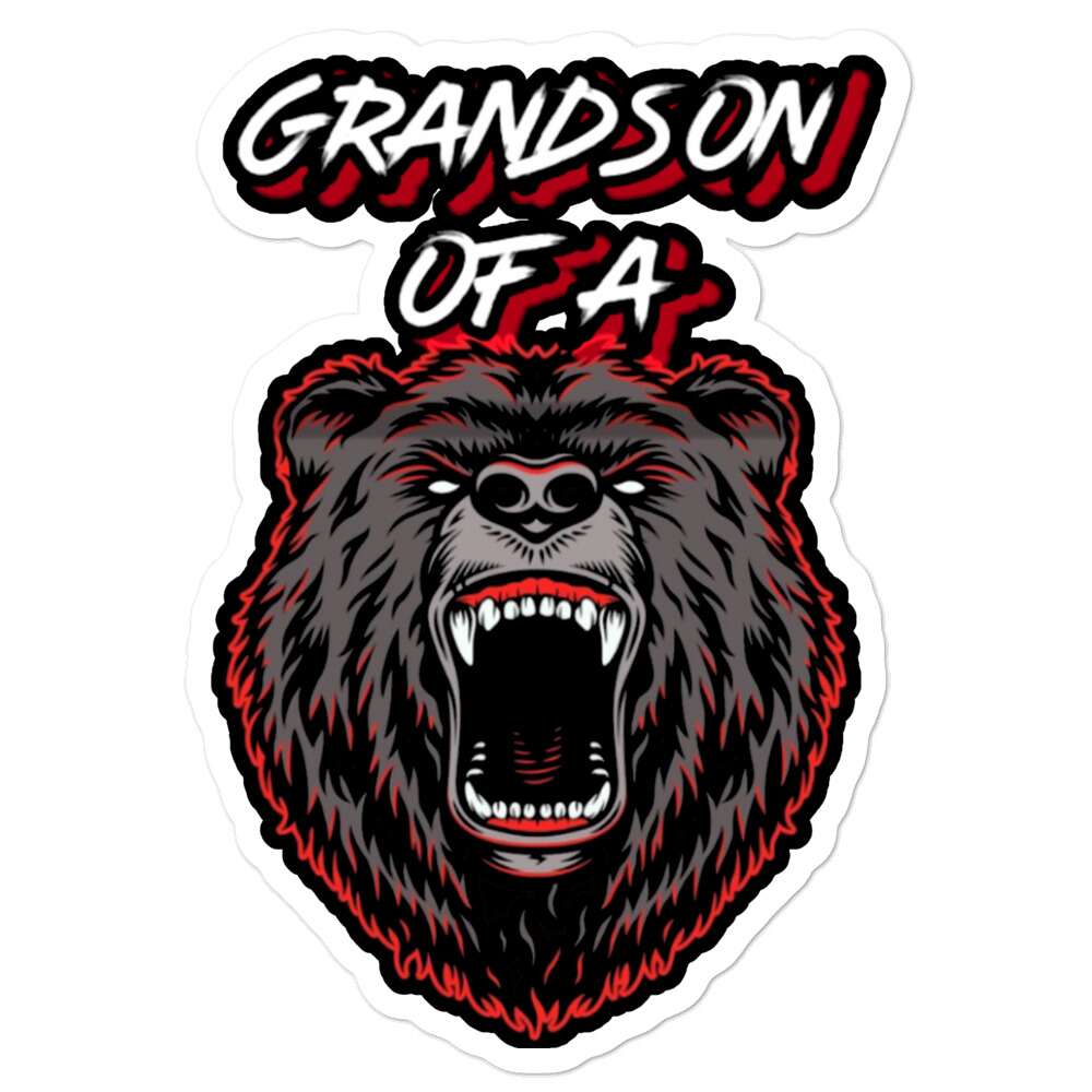 Bo Sawyer "Grandson of a Bear" Bubble-free stickers