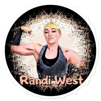 Randi West "New & Improved" Bubble-free stickers