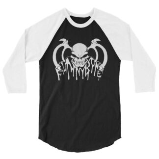 Funny Bone "Wings of Death" 3/4 sleeve raglan shirt