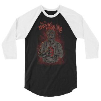 The Carver of Cutters Alley "Bloody Valentine" 3/4 sleeve raglan shirt