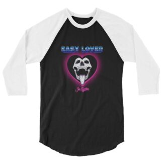 Joe Barton "Easy Lover Skull" 3/4 sleeve raglan shirt