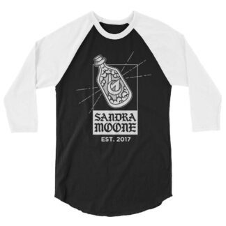 Sandra Moone "In A Bottle" 3/4 sleeve raglan shirt