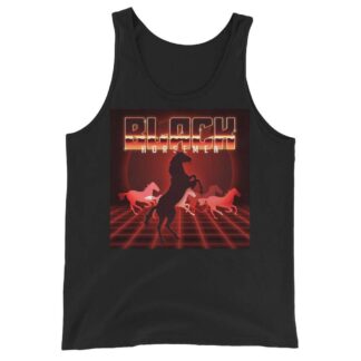 Joe Barton "Black Horsemen Saddle Up" Unisex Tank Top