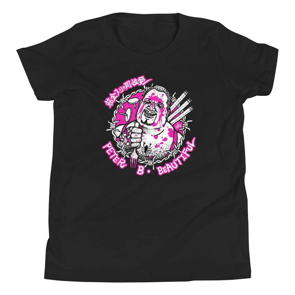 Peter B. Beautiful "Death Match" Youth Short Sleeve T-Shirt