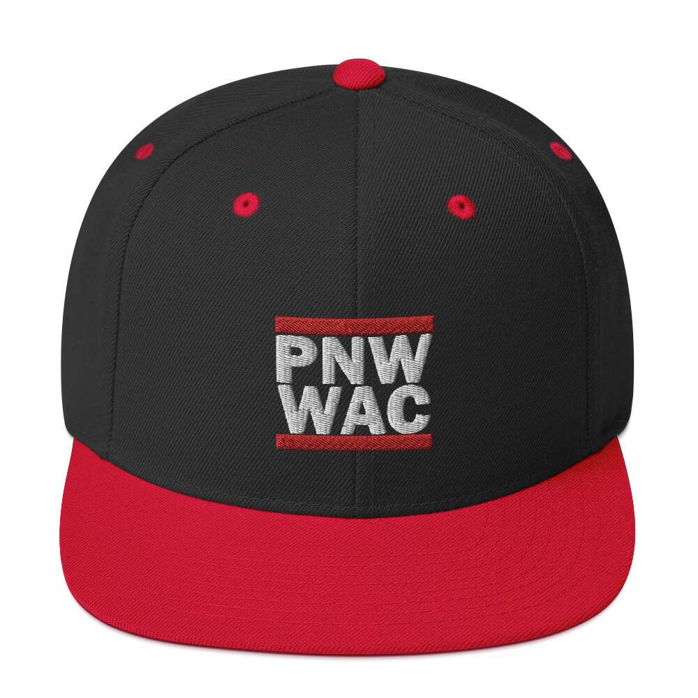 Without A Cause "WAC RUNS PNW" Snapback Hat