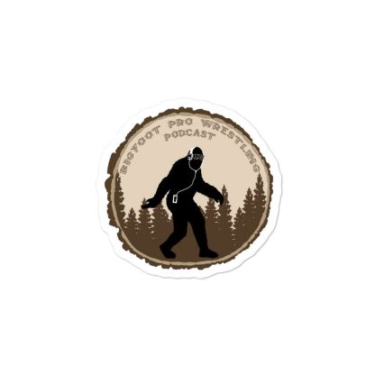 Bigfoot Pro Wrestling Podcast "Bigfoot Pro Wrestling" Bubble-free stickers