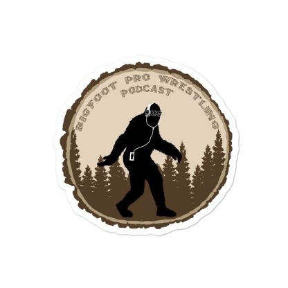 Bigfoot Pro Wrestling Podcast "Bigfoot Pro Wrestling" Bubble-free stickers