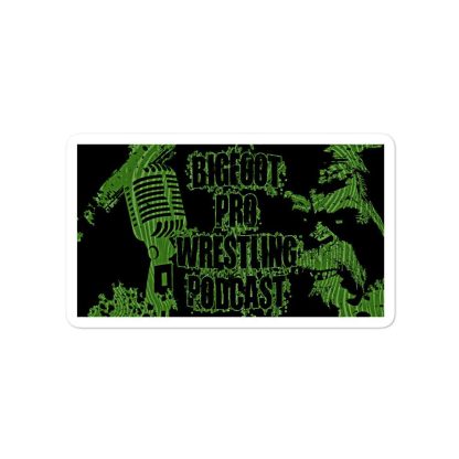 Bigfoot Pro Wrestling Podcast "Sasquatch" Bubble-free stickers