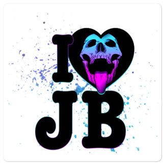 Joe Barton "I Love JB" Bubble-free stickers