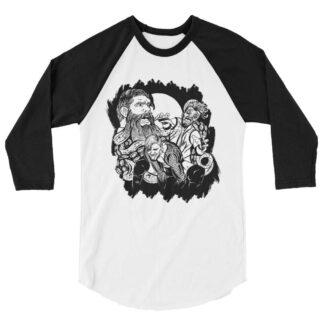 CREATURE FEATURE "KRAKEN’S SPAWNS" 3/4 sleeve raglan shirt