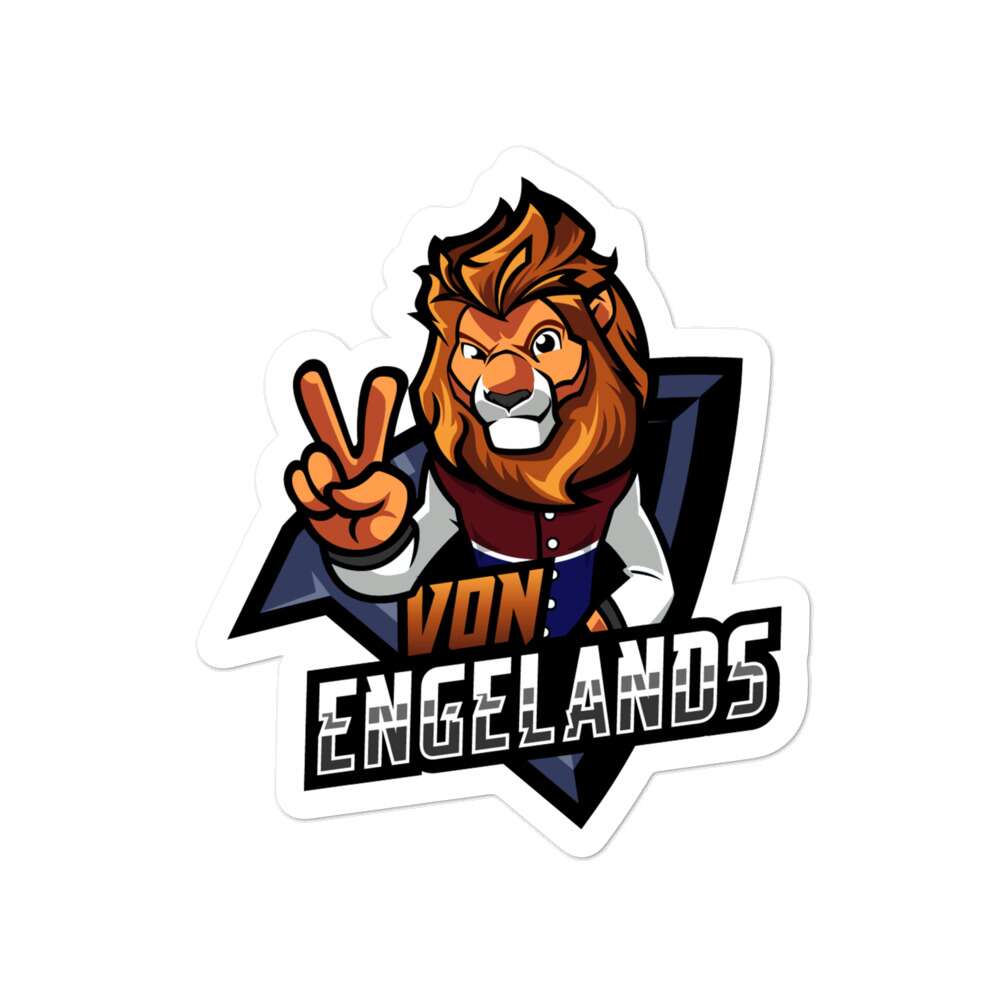 Sid Von Engeland "Sports Mascot Logo" Bubble-free stickers