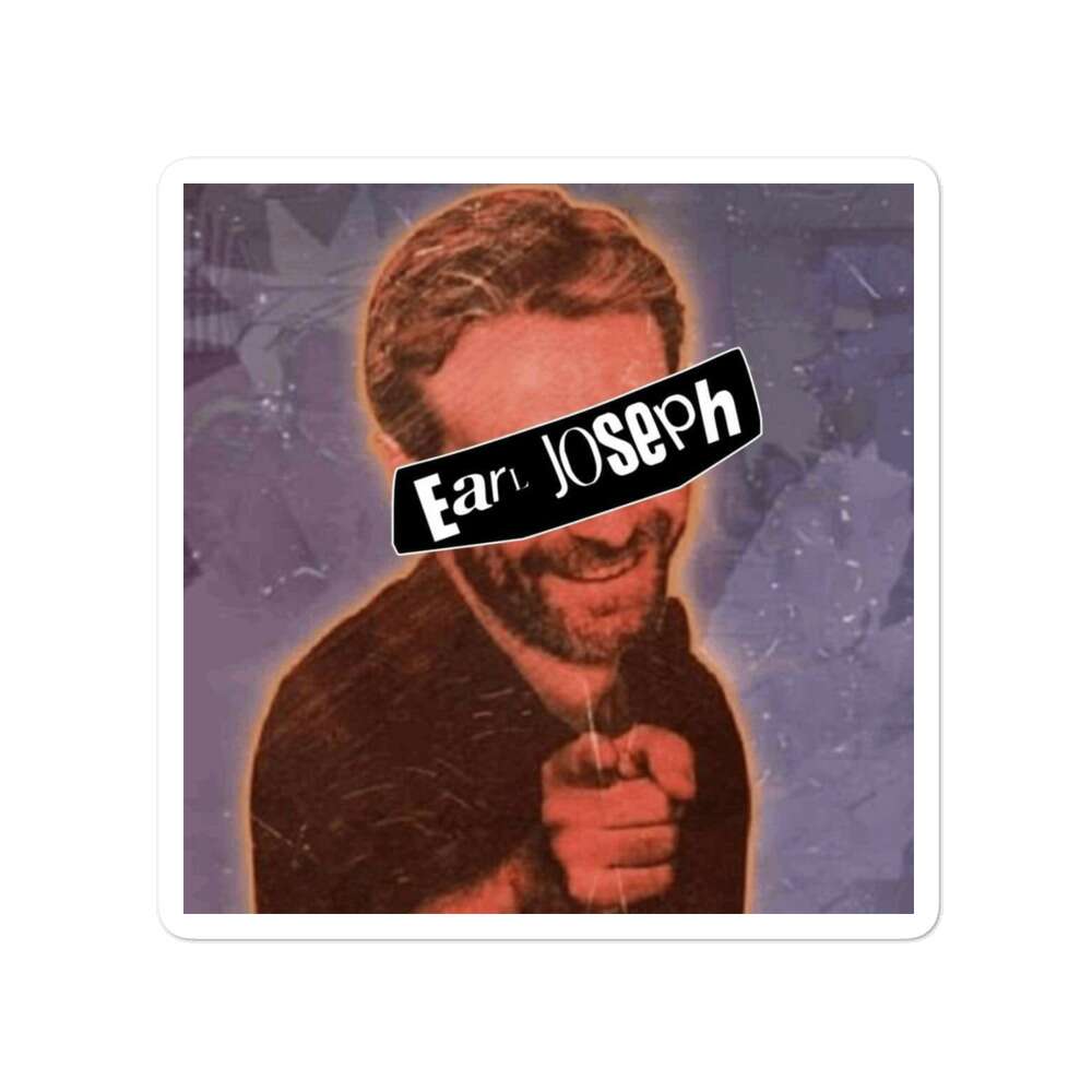 The Liverpool Lip "Earl Joseph Black Bar" Bubble-free stickers