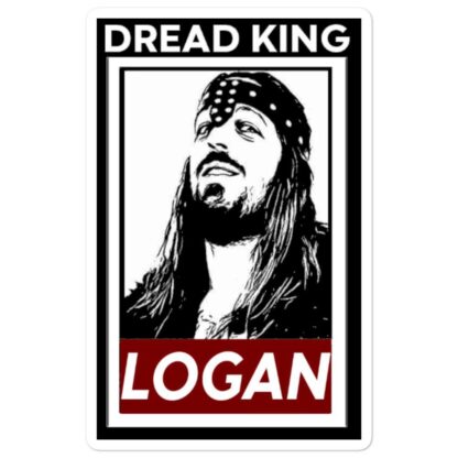 The Dread King Logan "Throwback" Bubble-free stickers