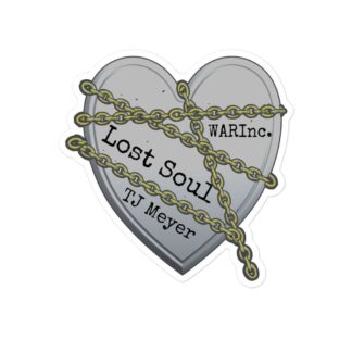 TJ Meyer "Heart in Chains" Bubble-free stickers