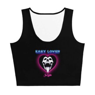 Joe Barton “Easy Lover Skull” Crop Top
