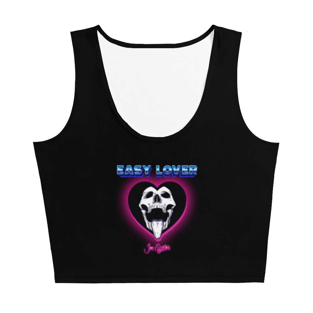 Joe Barton “Easy Lover Skull” Crop Top