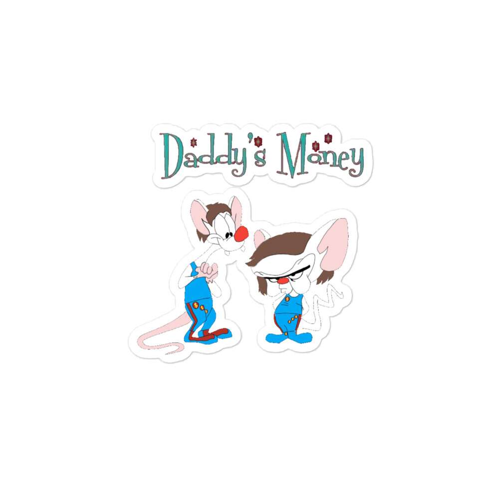 Daddy's Money "Take Over the World" Bubble-free stickers