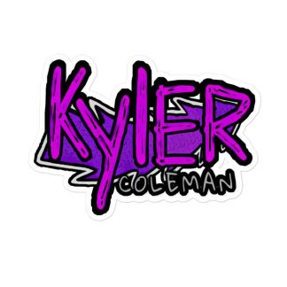 Kyler Coleman "Kyler Coleman OG" Bubble-free stickers
