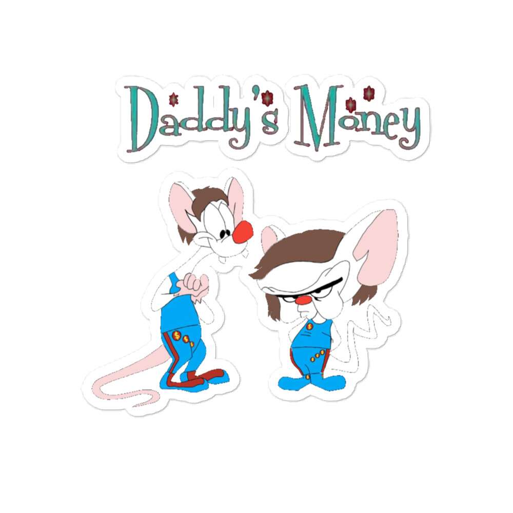 Daddy's Money "Take Over the World" Bubble-free stickers
