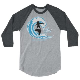 Max Burnside "Surf's Up!" 3/4 sleeve raglan shirt