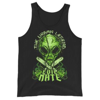 Evil Nate "Urban Legend: Alien (green)" Unisex Tank Top