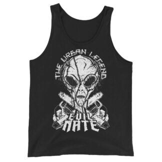 Evil Nate "Urban Legend: Alien (white)" Unisex Tank Top