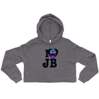 Joe Barton "I LOVE JB" Crop Hoodie