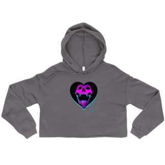 Joe Barton "Skull Tongue" Crop Hoodie