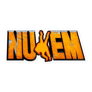 Duke Lawrence "Nukem Powerslam" Bubble-free stickers