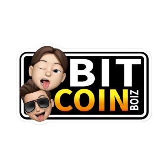 BitcoinboiZ "OG BitcoinboiZ Logo" Bubble-free stickers