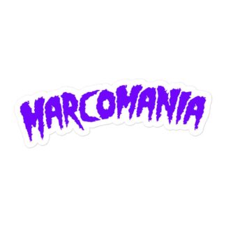 MarcoMania "MarcoMania Purple Logo" Bubble-free stickers
