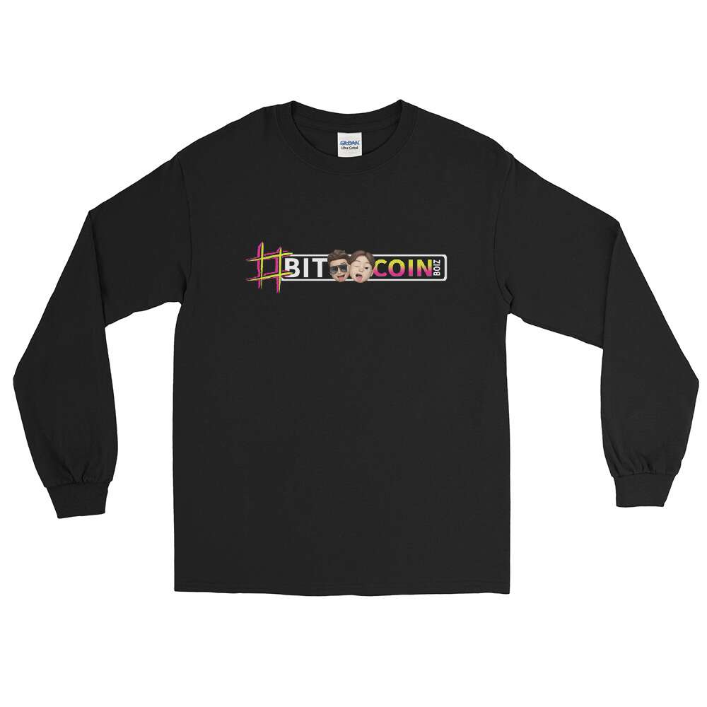 BitcoinboiZ "#BitcoinboiZ Logo" Unisex Long Sleeve Shirt