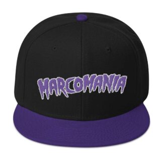 MarcoMania "MarcoMania Purple Logo" Snapback Hat