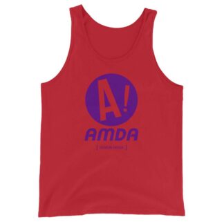 Athrun Amada "Amada x FLCL Logo (Purple)" Unisex Tank Top