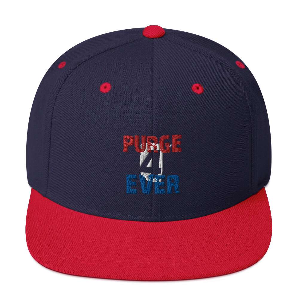The Purge "Purge 4 Ever (RWB)" Snapback Hat