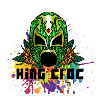 King Croc "King Croc Mask" Bubble-free stickers