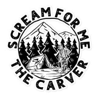 The Carver of Cutters Alley "Camp Carver" Bubble-free stickers