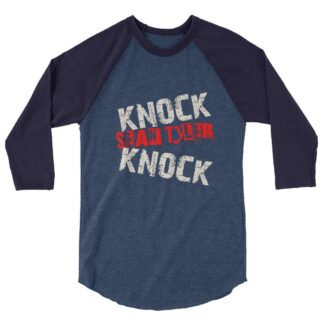 The Purge ""Knock Knock" Sean Tyler" 3/4 sleeve raglan shirt