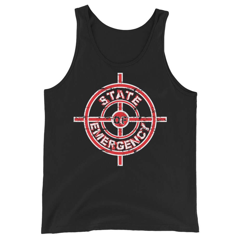 State of Emergency "Distressed Shot" Unisex Tank Top