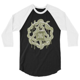 Black Cube Society "Original" 3/4 sleeve raglan shirt