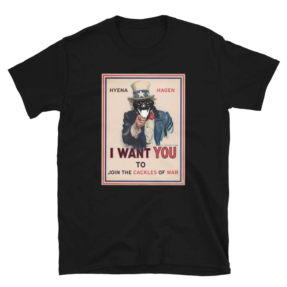 Hyena Hagen "Hagen Wants You!" Short-Sleeve Unisex T-Shirt
