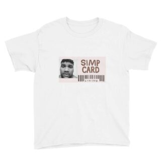 Mikey Banker "I SIMP FOR YOU 👉👈" Youth Short Sleeve T-Shirt
