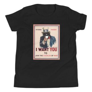 Hyena Hagen "Hagen Wants You!" Youth Short Sleeve T-Shirt