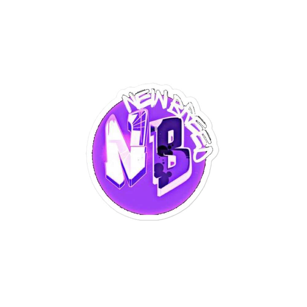 The New Breed "NB" Bubble-free stickers