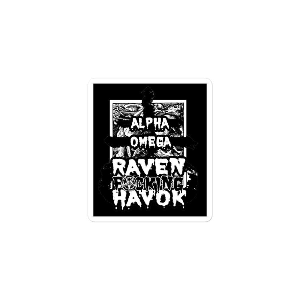 Raven Havok "Alpha Omega (original design)" Bubble-free stickers