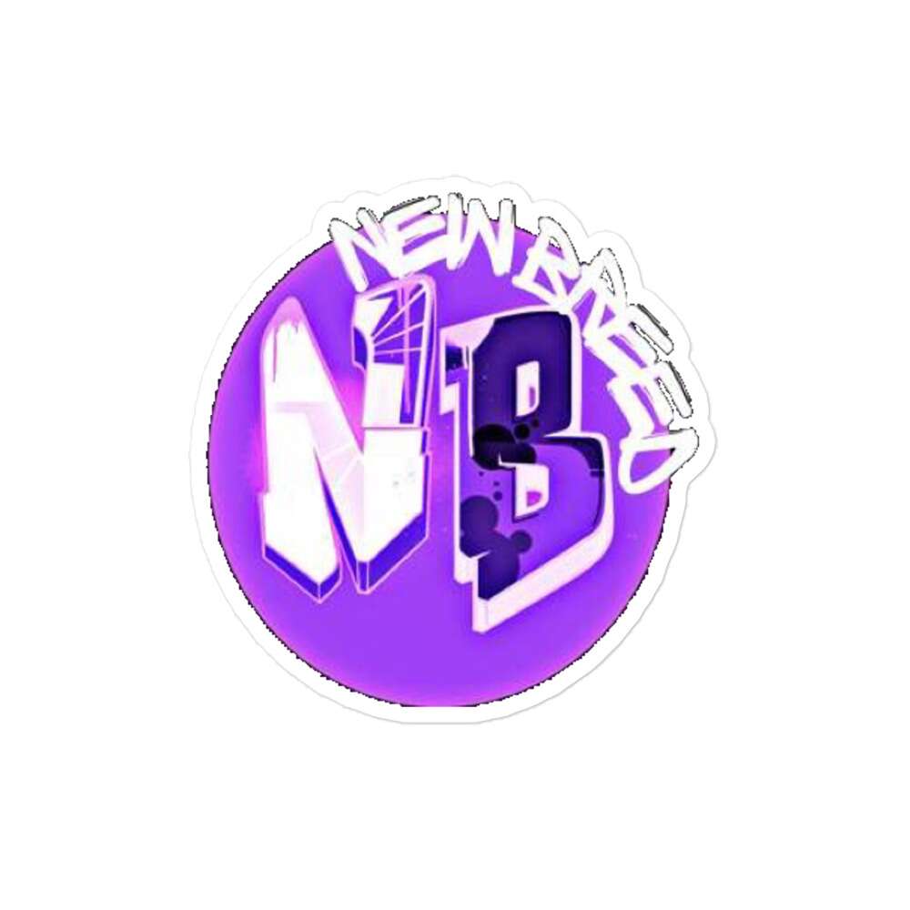The New Breed "NB" Bubble-free stickers