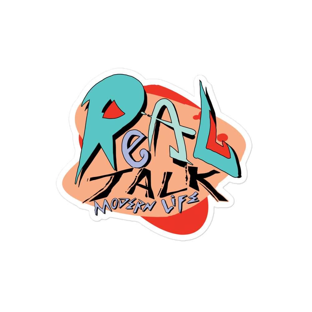 #RealTalk Rashad Tyson "Real Talk Modern-Life" Bubble-free stickers