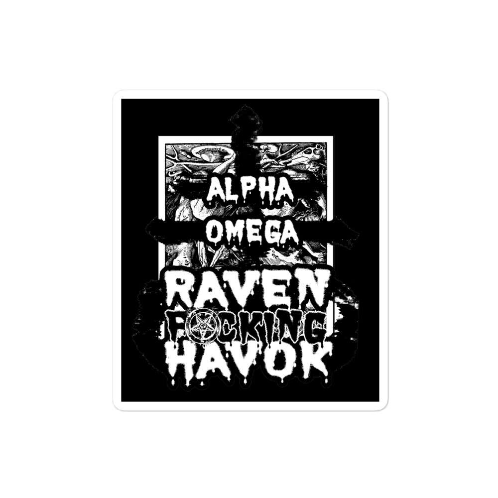 Raven Havok "Alpha Omega (original design)" Bubble-free stickers